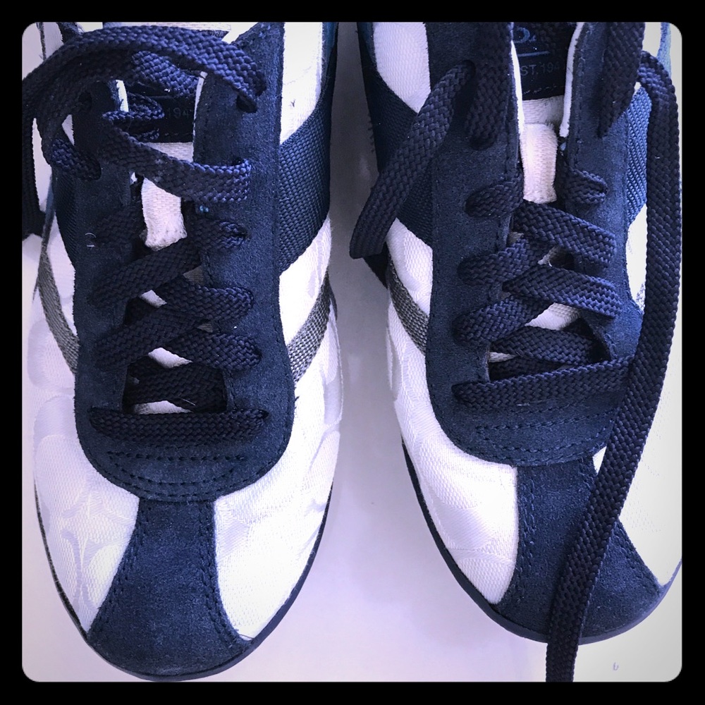 Coach sneakers white and blue